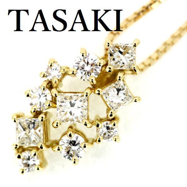  Tasaki Shinju TASAKI Princess бриллиант 1.13ct колье K18