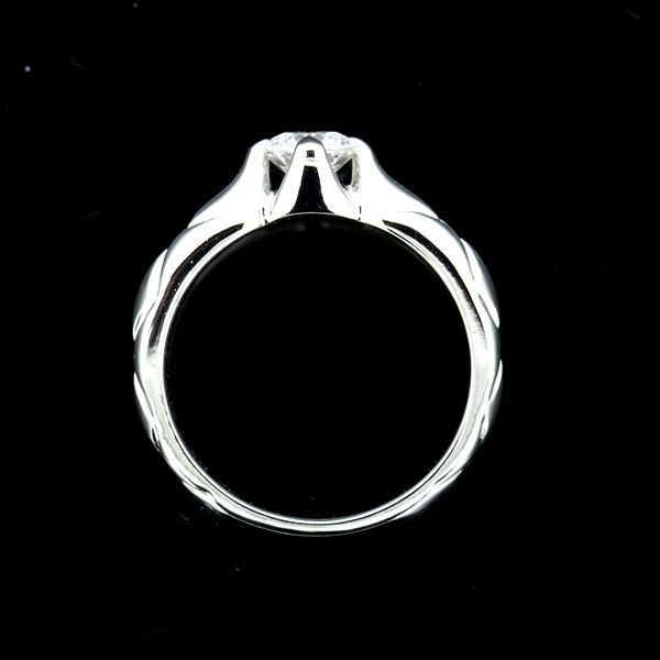 シャネル マトラッセ ダイヤモンド 0.41ct D-VVS1-EX リング Pt950
