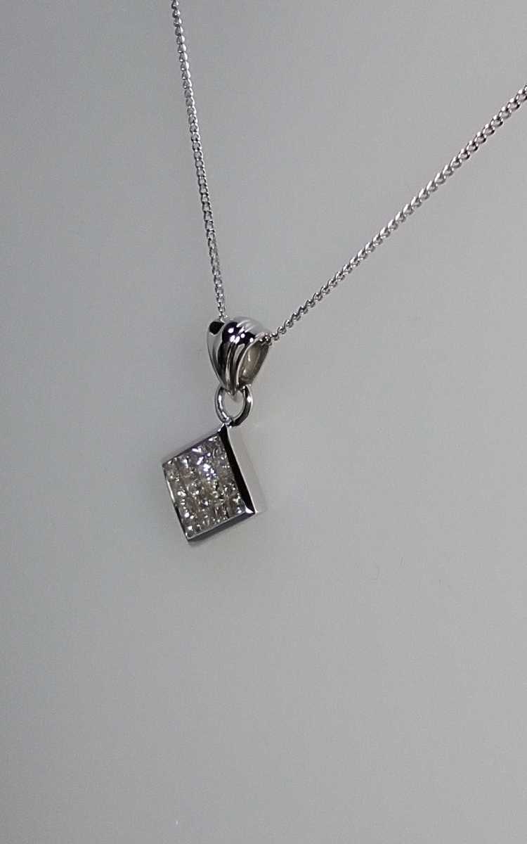 K18WGダイヤペンダントネックレス!0.45ct.。 | www.norterminal.no