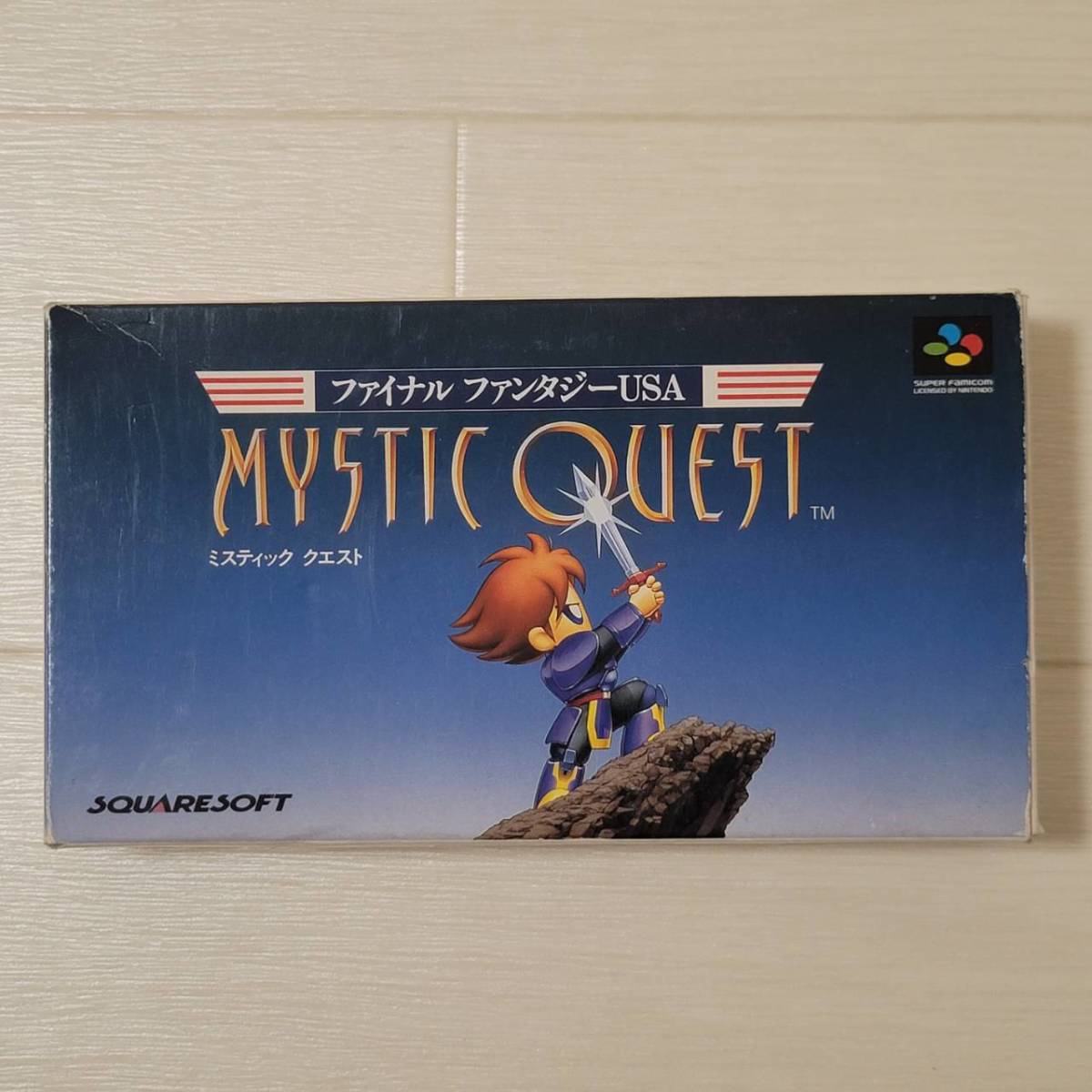 【箱あり・動作確認済】SFC ファイナルファンタジーUSA ミスティッククエスト FINAL FANTASY USA MYSTIC QUEST スーパーファミコン_画像3