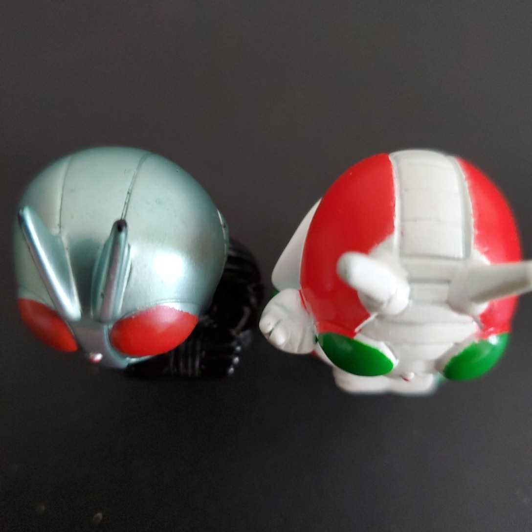 食玩　指人形　仮面ライダーSDライダーでポン5体セットの中の２体　　当時物レトロ　(仮面ライダーV3・ 仮面ライダーBLACKRX)　_画像5