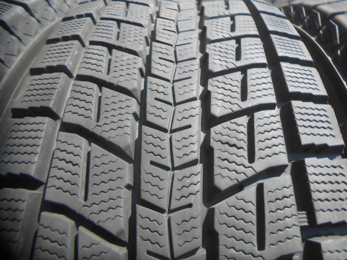 G906 225/60R17 冬4本セット スタッドレス 225/60-17 225-60-17 DUNLOP WINTER MAXX SJ8 クルーガー エクストレイル フォレスター_画像3