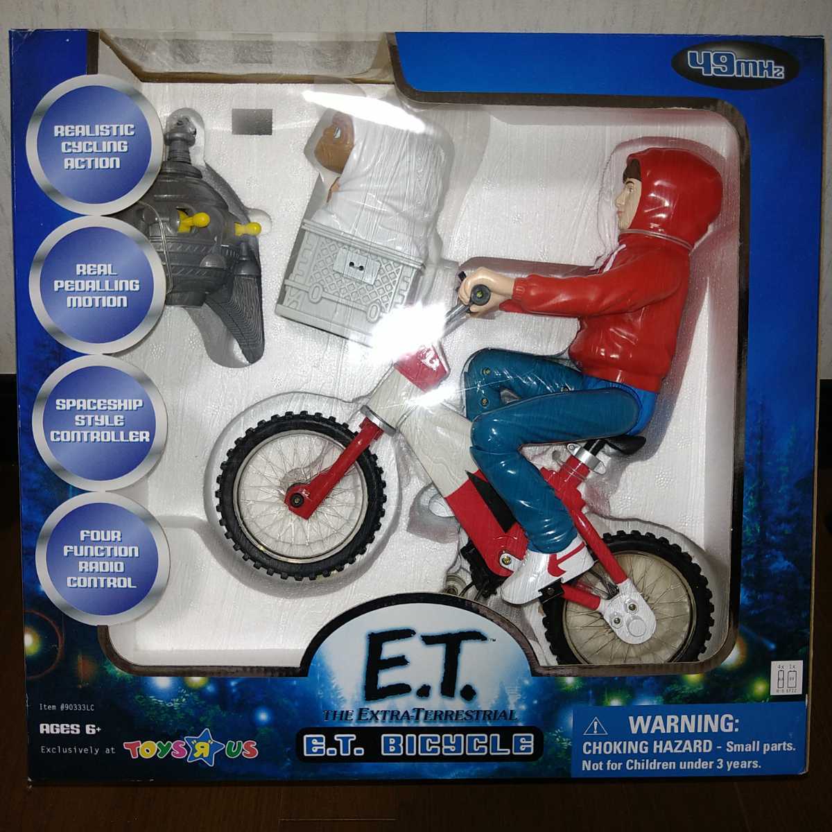 レア 新品未使用 E・T ラジオコントロールE.T.自転車 THE EXTRA-TERRESTRIAL E.T. BICYCLE ラジコン UNIVERSAL STUDIOS ET