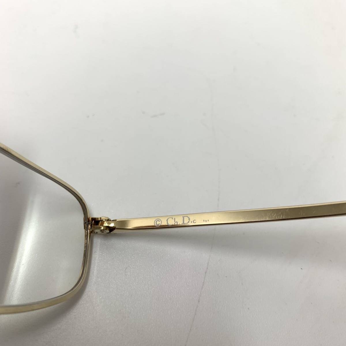 VINTAGE Christian Dior 眼鏡 アイウェア 折りたたみ ゴールドフレーム