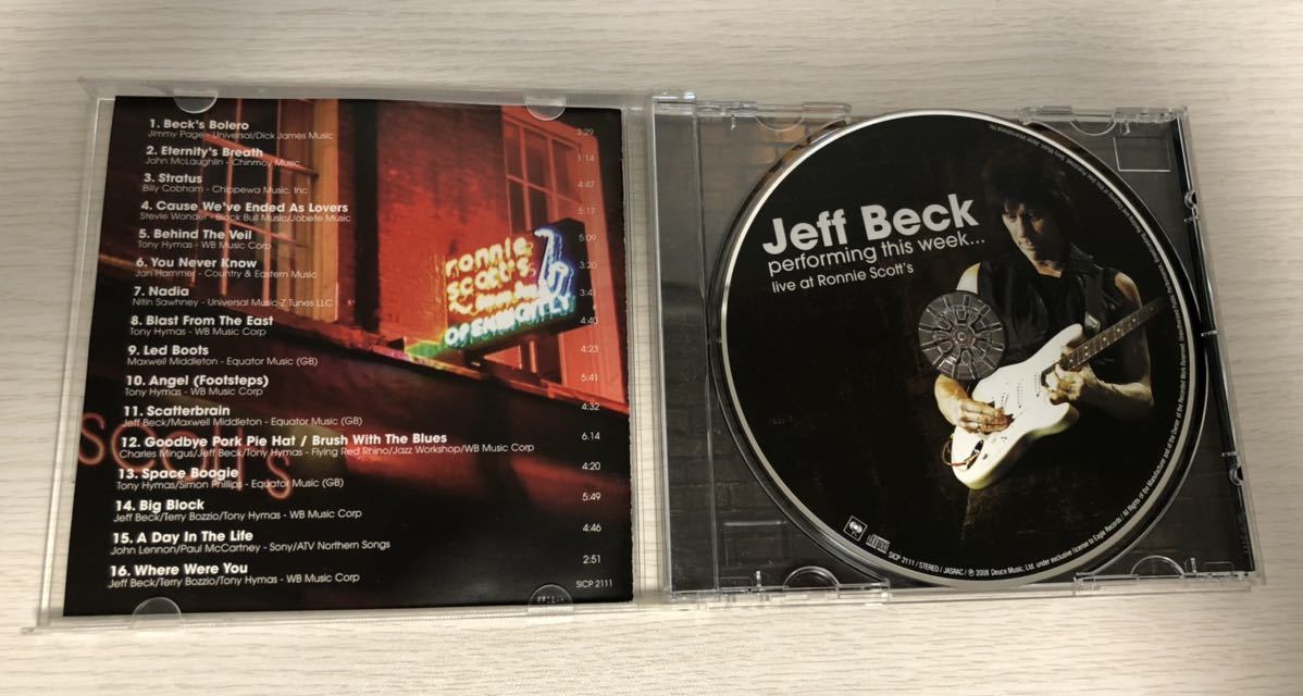 41235 ジェフ・ベック ライブ・ベック3 CD Z0