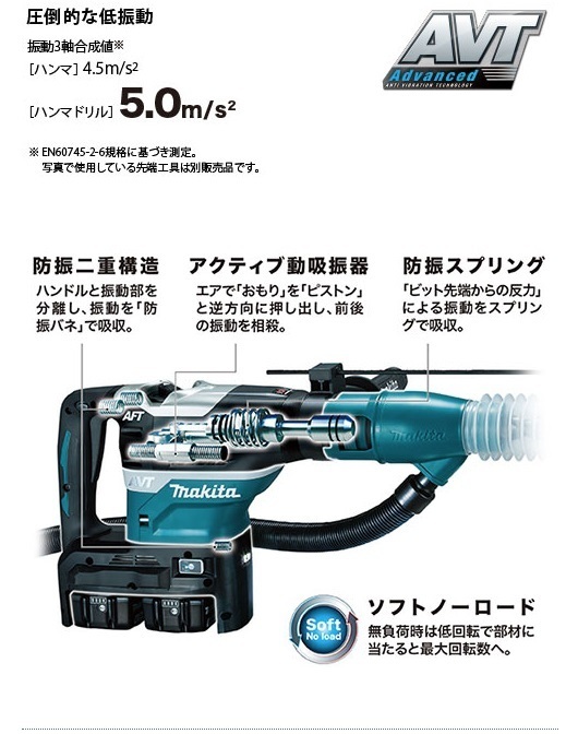 マキタ) 40mm充電式ハンマドリル HR400DZKN 本体・ケース付 SDS