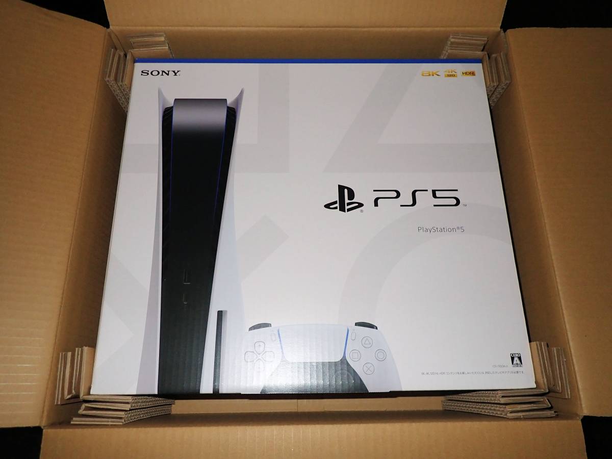 ★ 定価 新品未開封 保証付き 最新型 プレイステーション5 PlayStation5 PS5 ディスクドライブ搭載モデル CFI-1100A01 ★_画像1