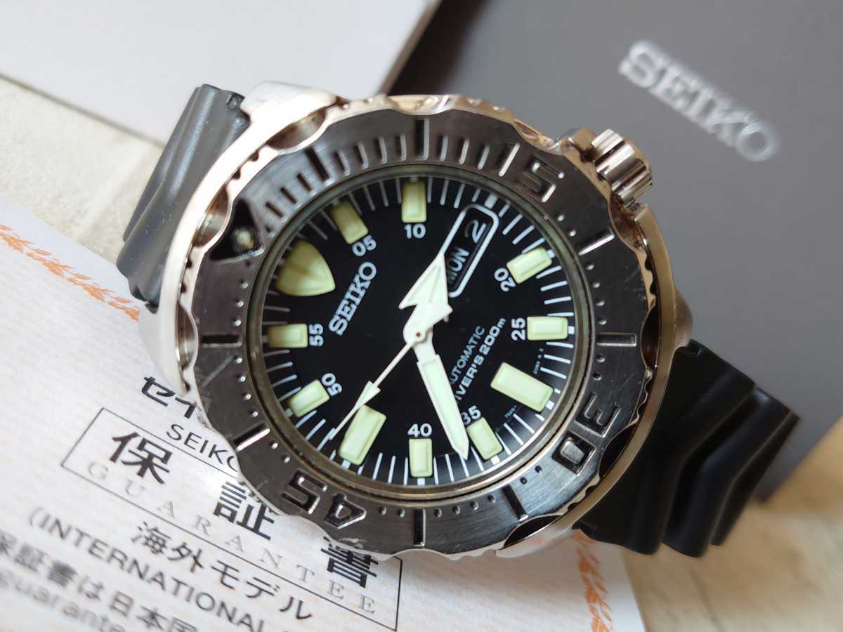 最大72%オフ! SEIKO セイコー ダイバー 自動巻き オレンジモンスター