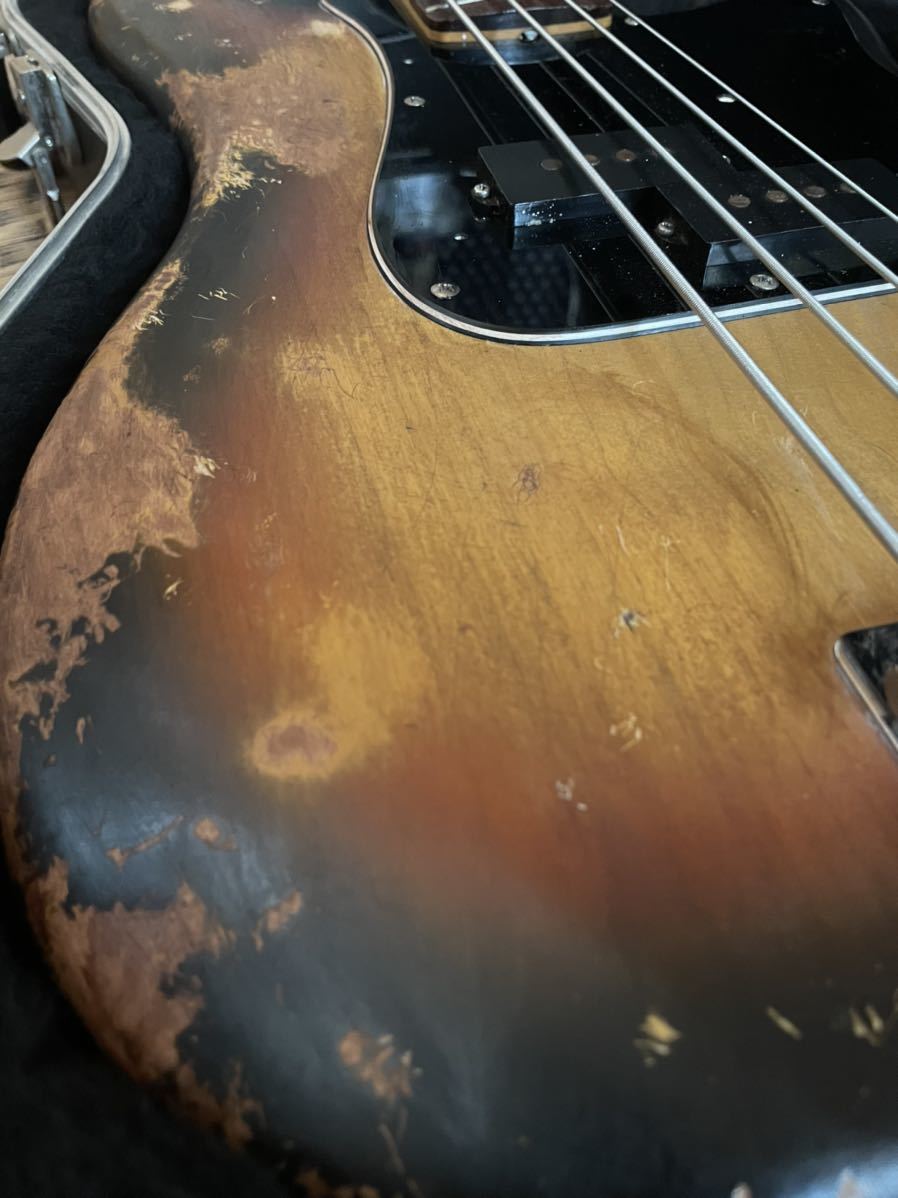 Fender JAPAN PB70 プレシジョンベース ボディラッカー再塗装 Fender JAPAN PB70 プレシジョンベース ボディラッカー再塗装
