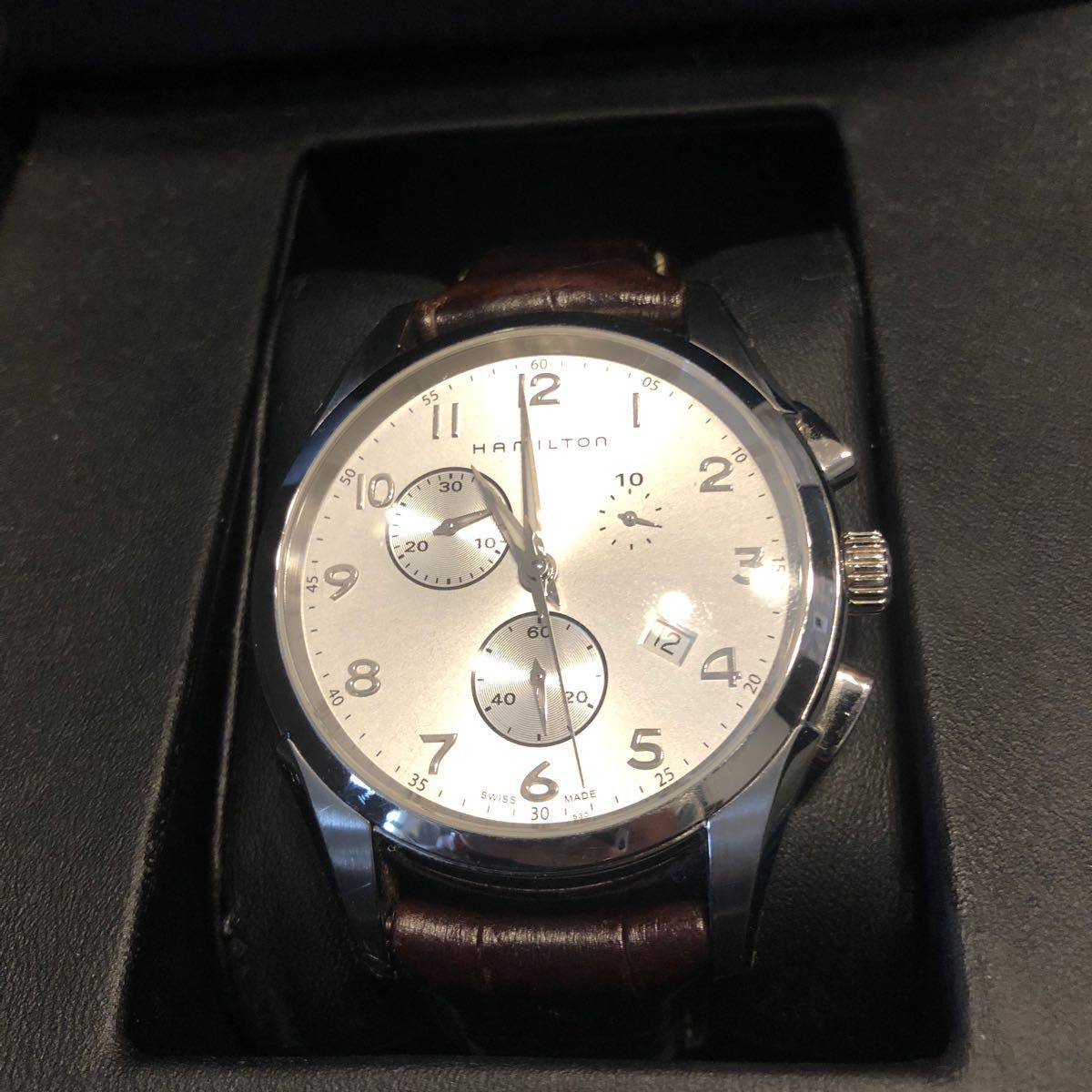 お買い得モデル 腕時計-Hamilton ジャズマスター シンラインクロノ ハミルトン メンズ腕時計 - taxijetci.com