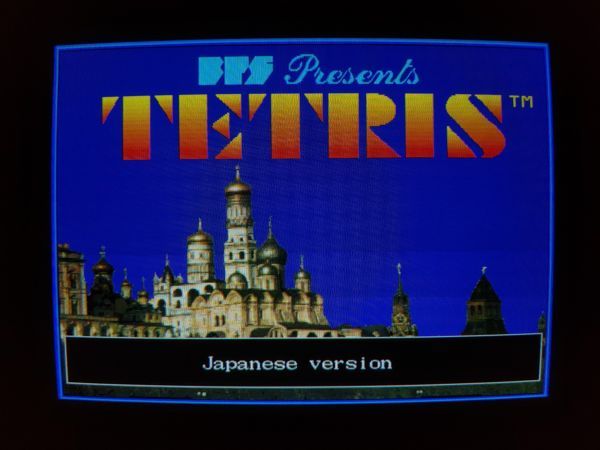 【動作品】テトリス TETRIS　SHARP X68000のゲームソフト_画像9