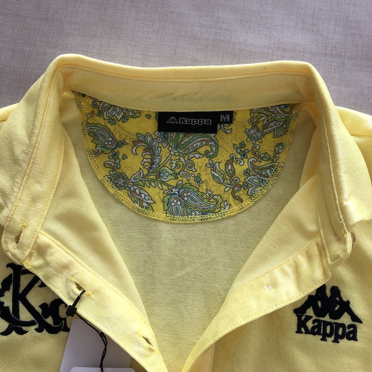 新品・未使用　Kappa ゴルフ 半袖ポロシャツ　◆ M ◆ KGA22SS65 イエロー カッパ_画像6