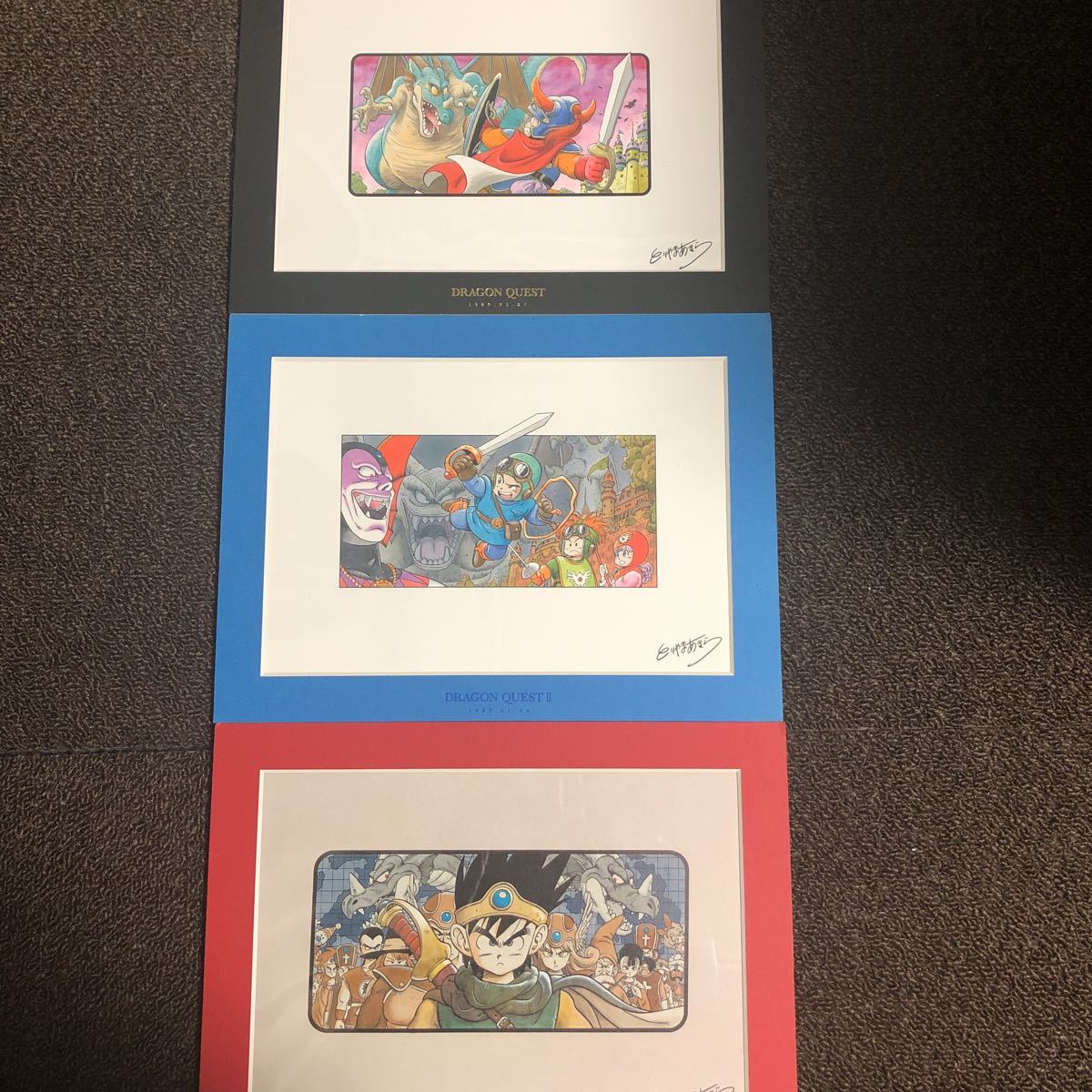 ドラゴンクエスト 1,2,3,4,5,6 複製原画 集英社 Vジャンプ 鳥山明 ドラゴンクエスト 1,2,3,4,5,6 複製原画 集英社 Vジャンプ 鳥山明