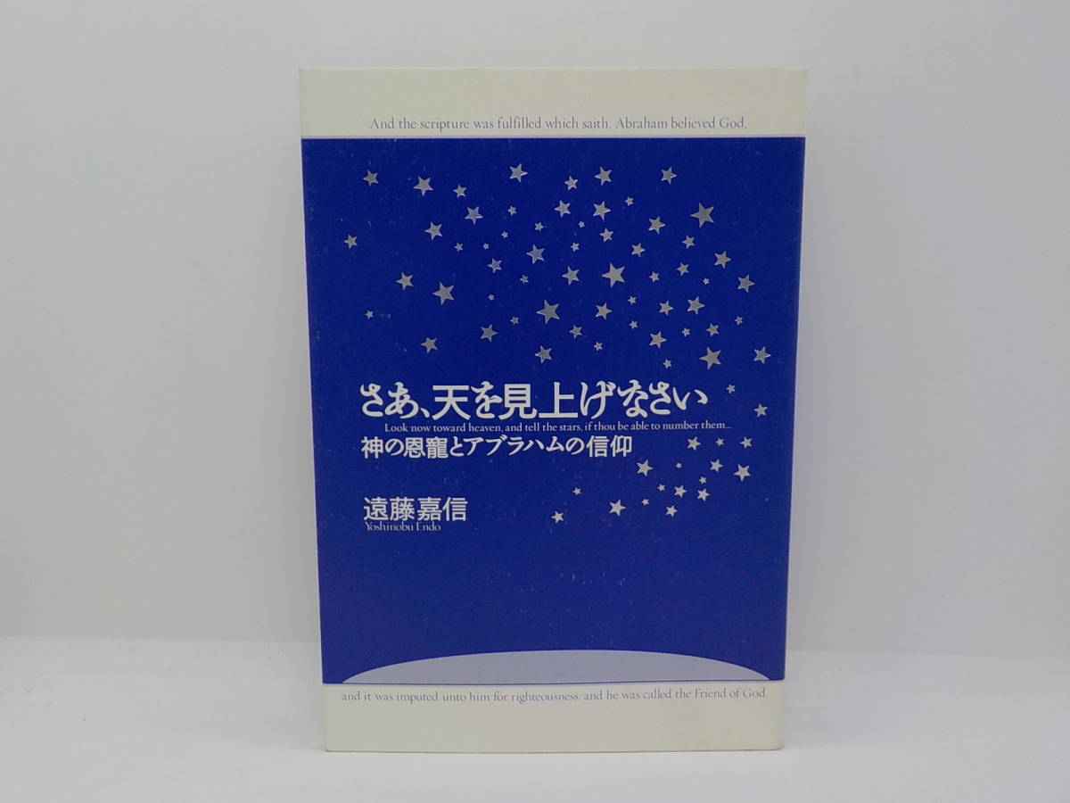 13V2661◆さあ、天を見上げなさい 神の恩寵とアブラハムの信仰 遠藤嘉信 いのちのことば社 ☆_画像1