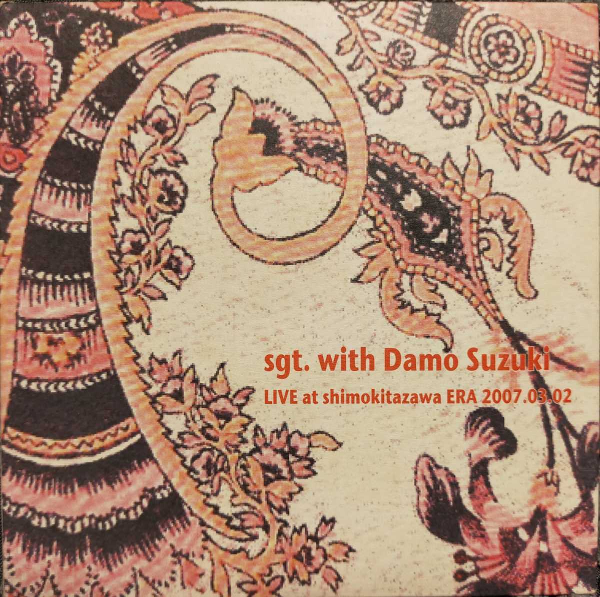 【紙ジャケ】Y1-1 / sgt. with Damo Suzuki / Live at ERA 2007 03 02 / PEM005 / ダモ鈴木 / CAN_画像1