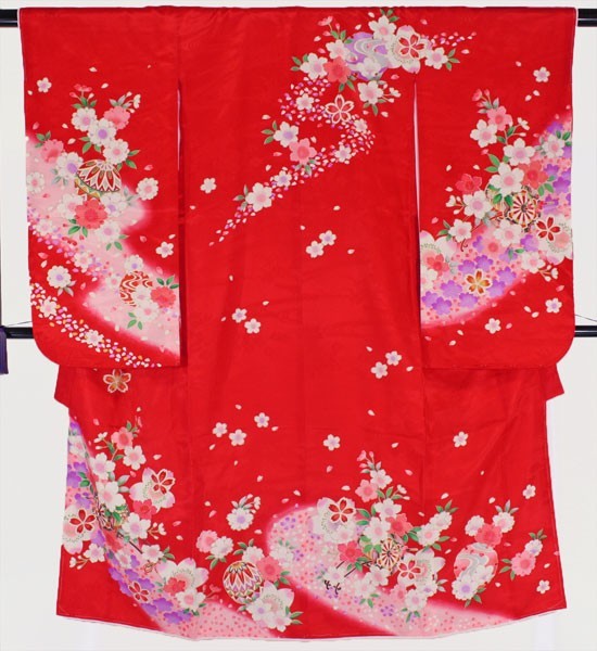  "Семь, пять, три" девочка 7 лет кимоно 20 позиций комплект натуральный шелк asai03