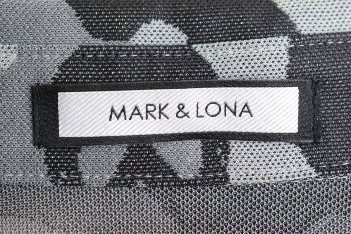 【程度良好 人気ブランド】マークアンドロナ メンズ 半袖ポロシャツ カモフラ柄 サイズ46 Mサイズ 男性用 MARK&LONA マーク＆ロナ