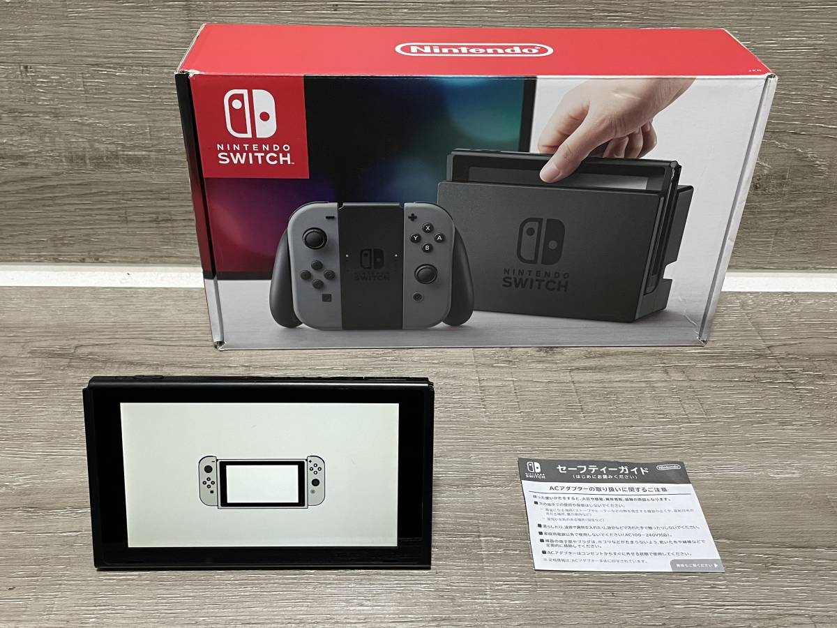 ☆ switch ☆ ニンテンドースイッチ グレー 動作品 状態良好 Nintendo