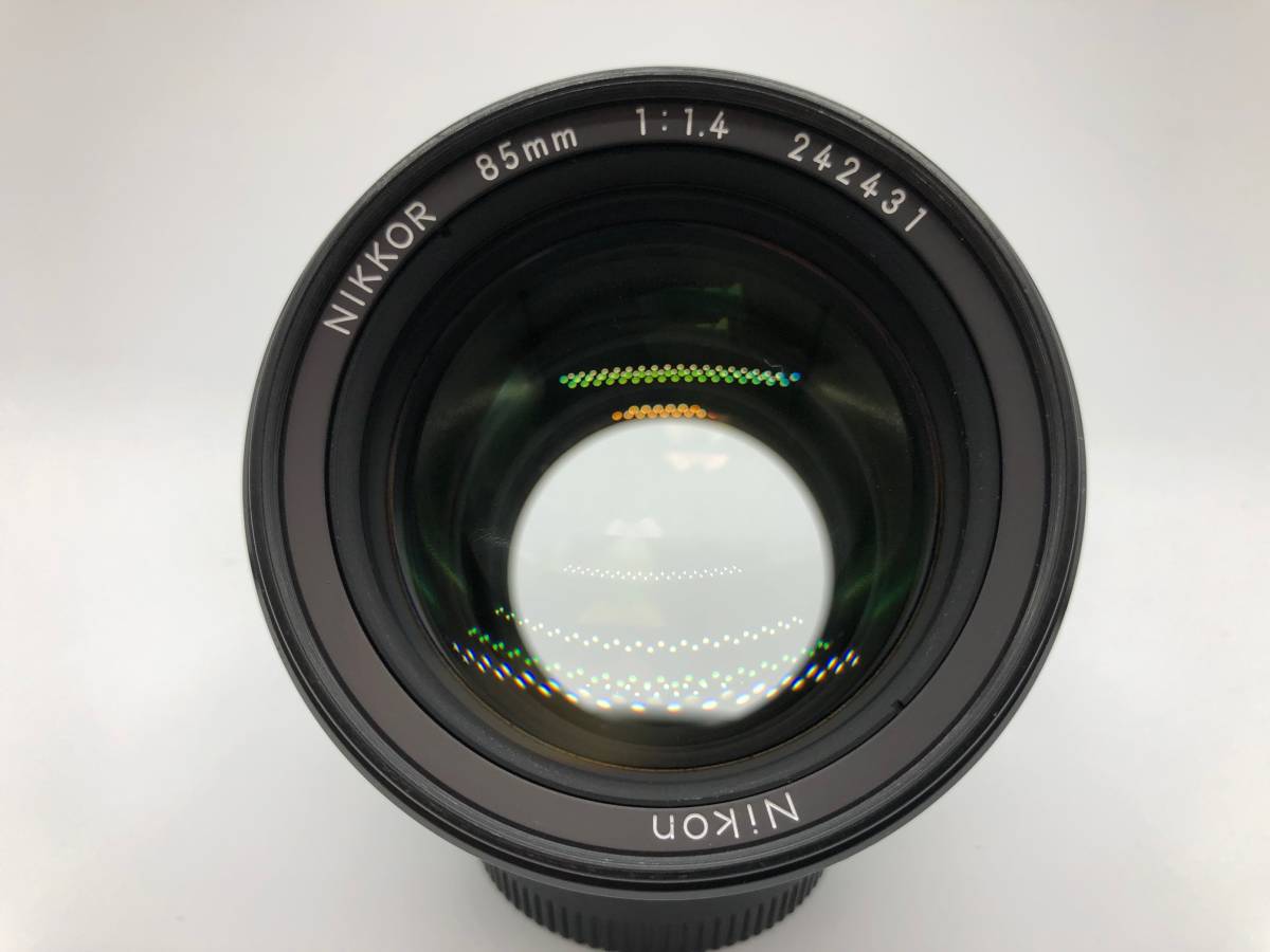 ★美品 動作確認済 ニコン Nikon Ai-s 85mm f/1.4　高級レンズ マニュアルフォーカス　大口径　単焦点　Ai Nikkor 85mm F1.4S　AIS_画像6