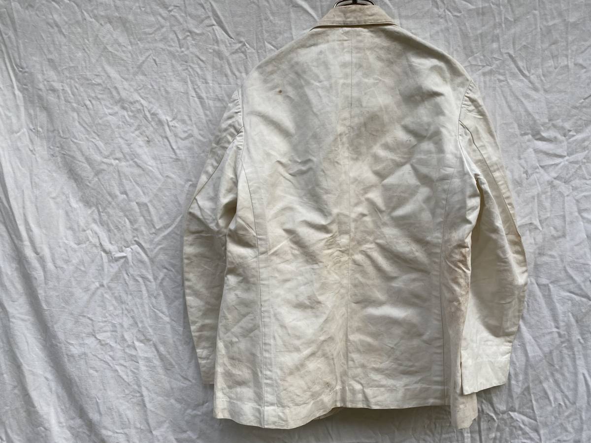 丸みを帯びた 戦前 戦中 貝釦 Aライン 斜めのポケット Tailored Jacket テーラード ジャケット JAPAN VINTAGE ジャパンヴィンテージ 30s40s_画像6