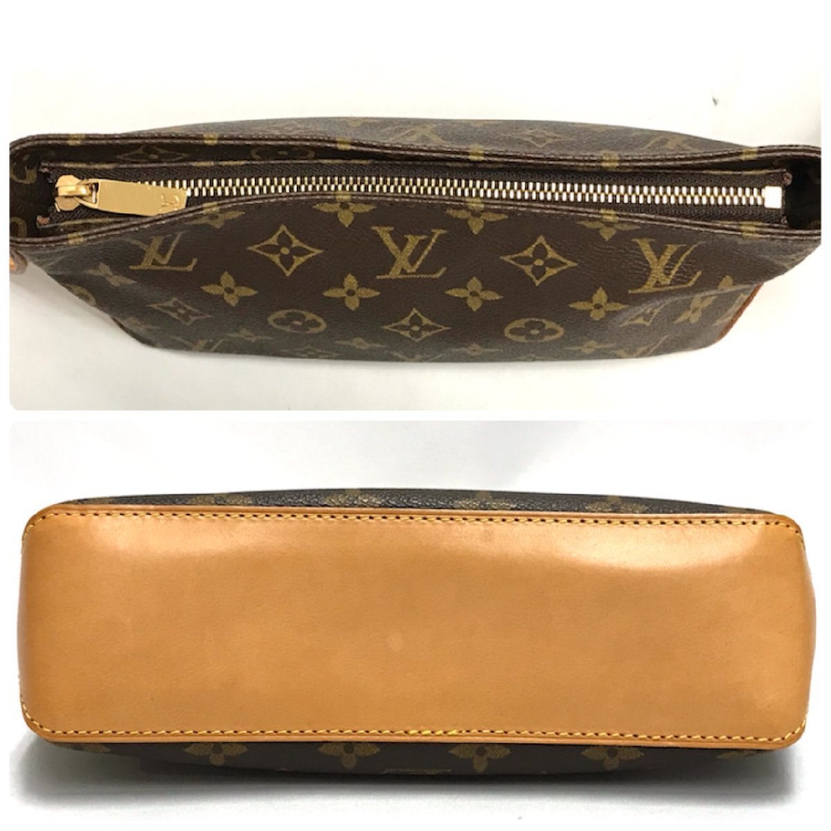 ♪美品 LOUIS VUITTON ルイヴィトン トロター M51240 モノグラム キャンバス ショルダーバッグ ブラウン系 PVCレザー レディース 保存袋♪_画像5