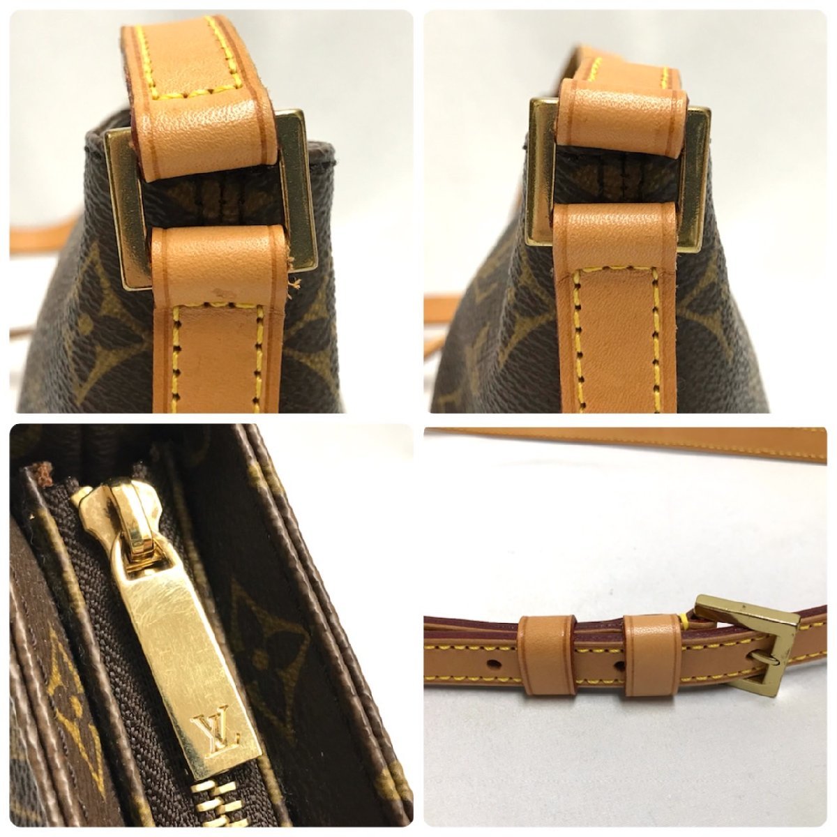 ♪美品 LOUIS VUITTON ルイヴィトン トロター M51240 モノグラム キャンバス ショルダーバッグ ブラウン系 PVCレザー レディース 保存袋♪_画像9