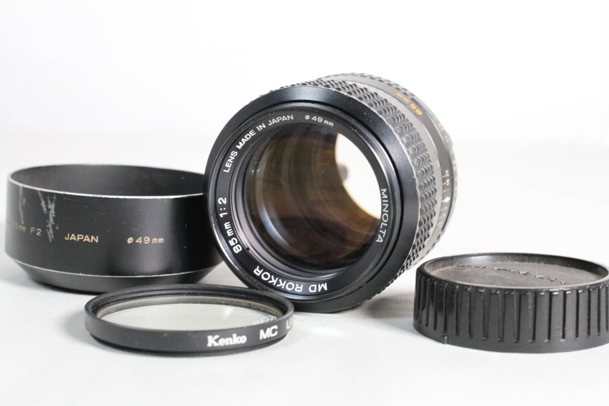 ☆実用品☆ミノルタ MINOLTA MD ROKKOR 85mm F2☆#5330 www