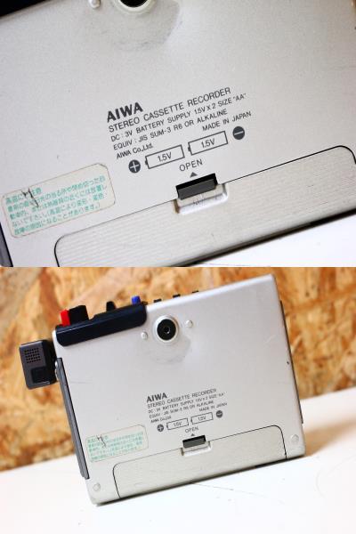 YF05124 AIWA CassetteBoy HS-F2 アイワ カセットプレーヤー・カセットボーイ ジャンク品_画像3