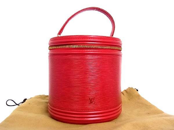 1円 LOUIS VUITTON ルイヴィトン M48037 エピ カンヌ ハンドバッグ