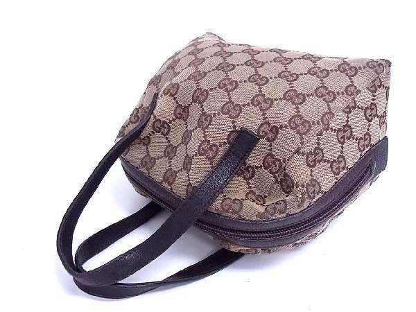 1円 GUCCI グッチ 124542 2888 GGキャンバス×レザー 1円 GUCCI グッチ 124542 2888 GGキャンバス×レザー