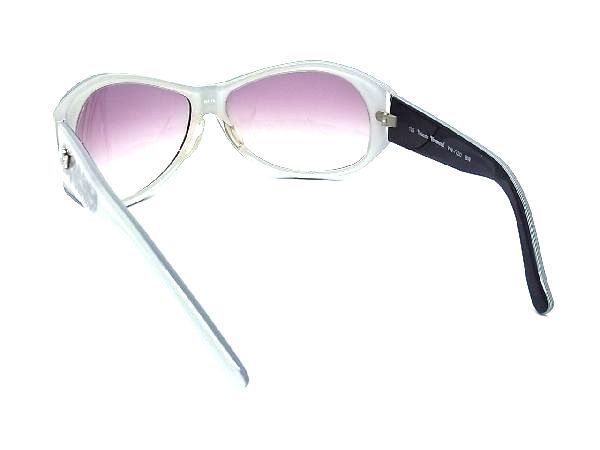 1円 ■美品■ Vivienne Westwood ヴィヴィアンウエストウッド オーブ VW-7720 BW125 サングラス メガネ 眼鏡 ブラック系×グレー系 a0988QM_画像2