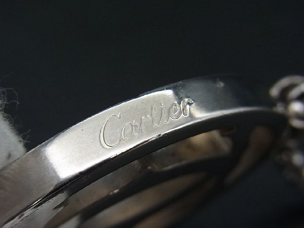 1円 □美品□Cartier カルティエ 2C キーホルダー ペンダント