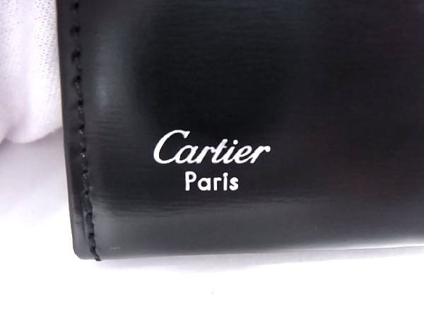 1円 □新品同様□ Cartier カルティエ パシャ レザー 二つ折り カード