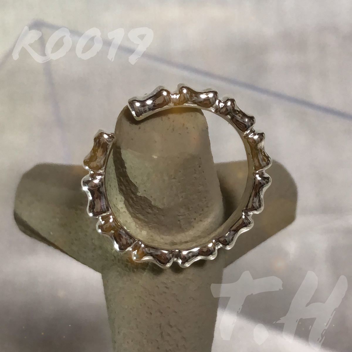 リング　指輪　シルバー　韓国　シンプル　ワントーン　定番　スリム　レディース　メンズ