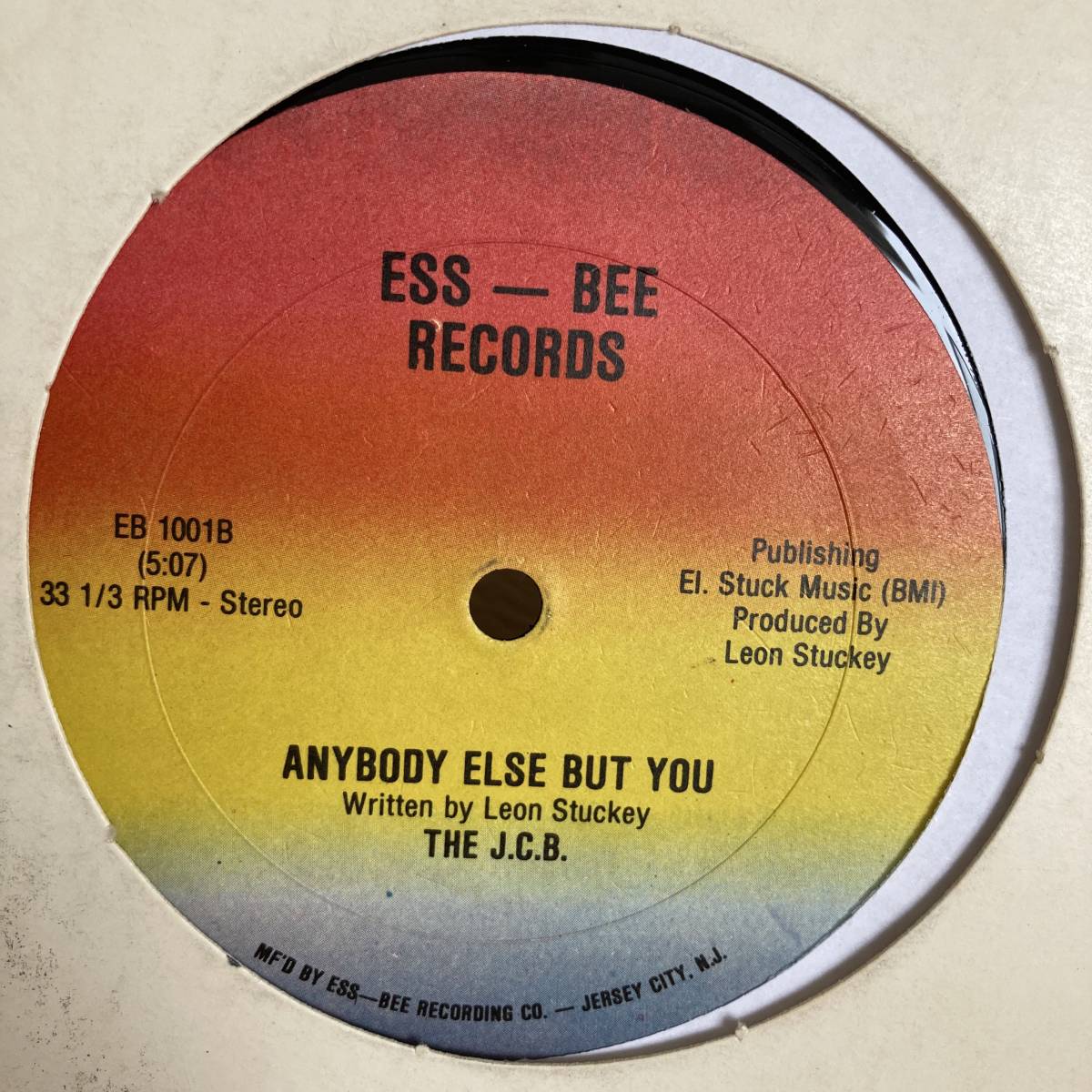 The J.C.B. - If I Could Have You / Anybody Else But You 12 INCH_画像2