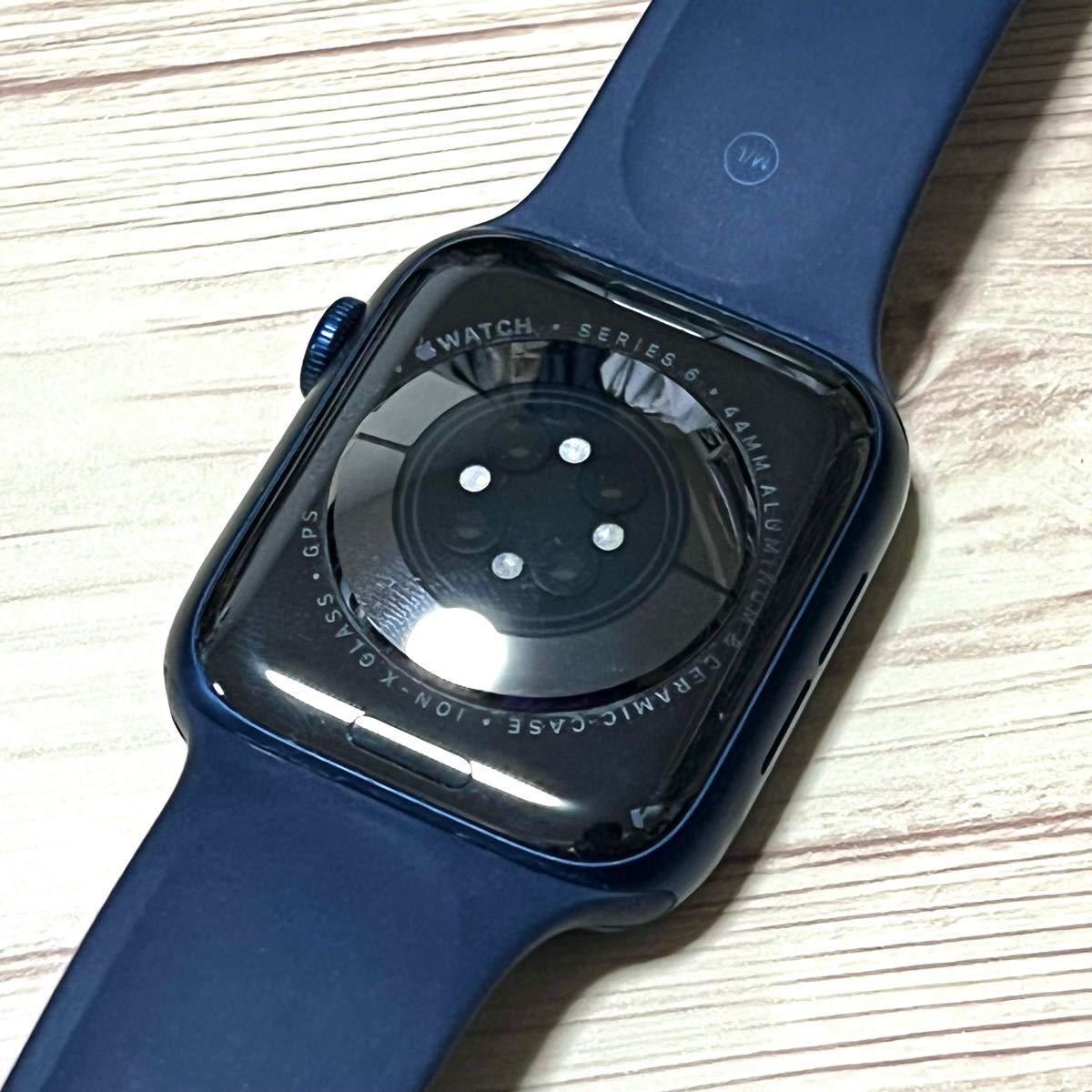 Apple Watch Series 6 44mm ブルー GPSモデル