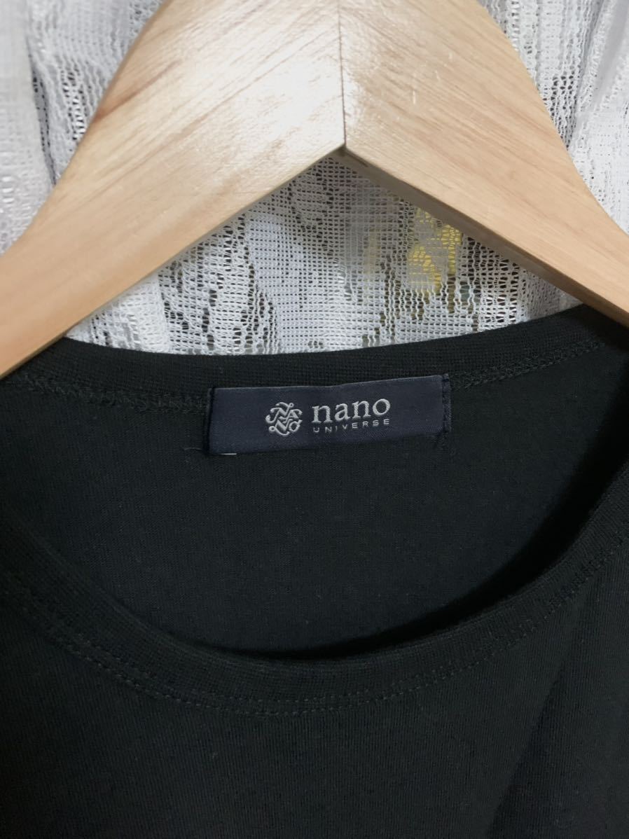 nano・universe(ナノ・ユニバース) 半袖Tシャツ　アニマル　猪　黒　Mサイズ_画像6