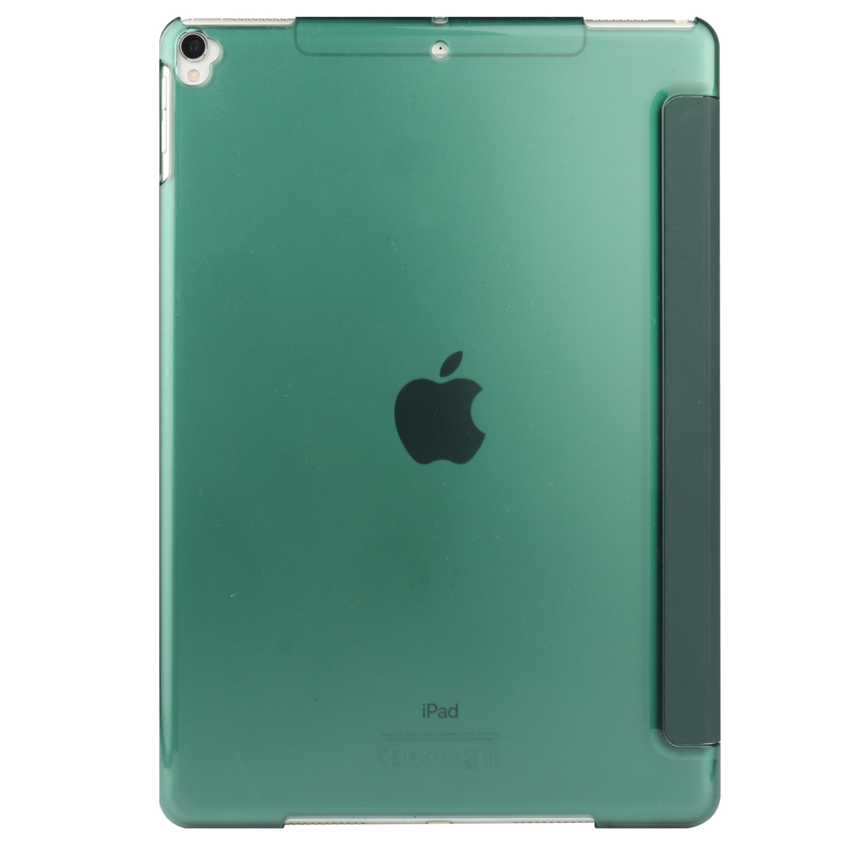 【送料無料】iPad 10.2インチ(第7,8世代)/iPad Pro10.5/Air3 用 三つ折スマートカバー 高品質PUレザーケース　ダークグリーン_画像3