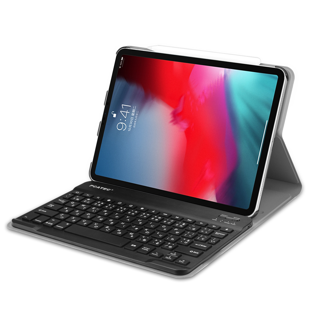 iPad Pro 11 Air5/Air4 Pro11 2020/2018 通用 Bluetooth キーボード兼スタンド兼カバー ゴールド_画像3