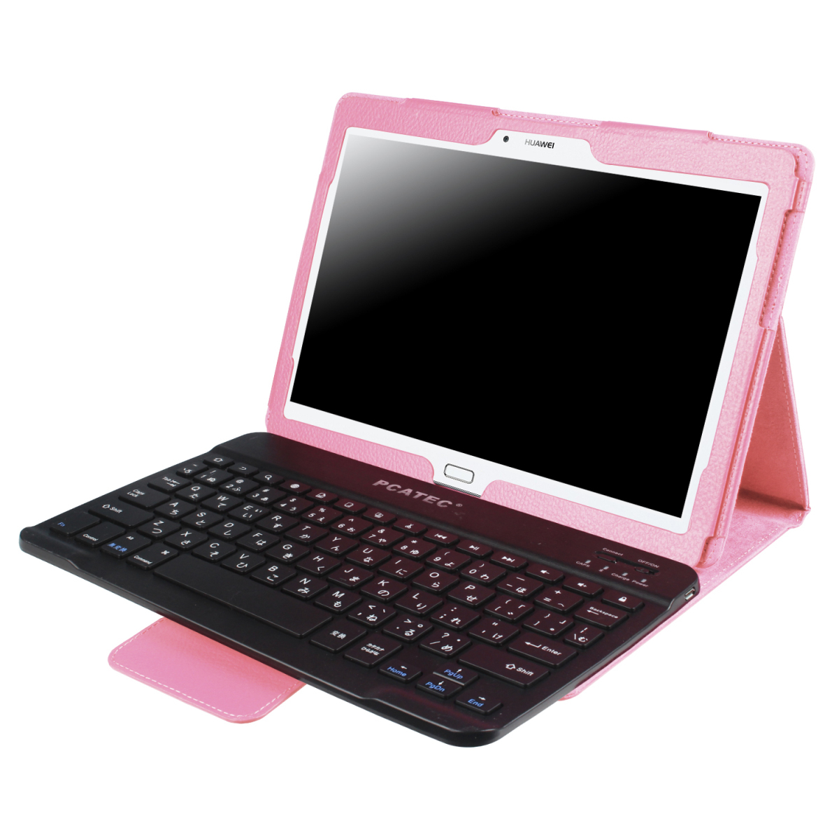 HuaWei MediaPad M2 10.0 キーボード レザーケース ピンク_画像4