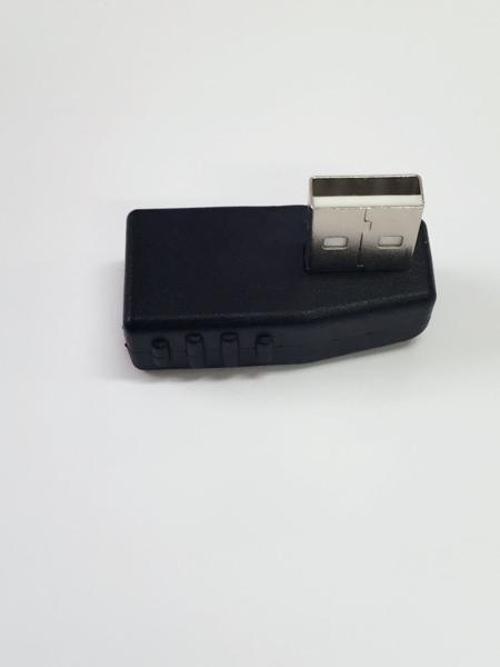 USB2.0 アダプタ 90°垂直 USB変換アダプタ 方向変換L 角度変換USBコネクタ_画像2