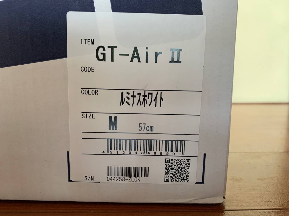 美品！SHOEI GT-Air2 ショウエイジーティーエアー2 M　ルミナス　ホワイト　新品チークパッド付属！_画像5