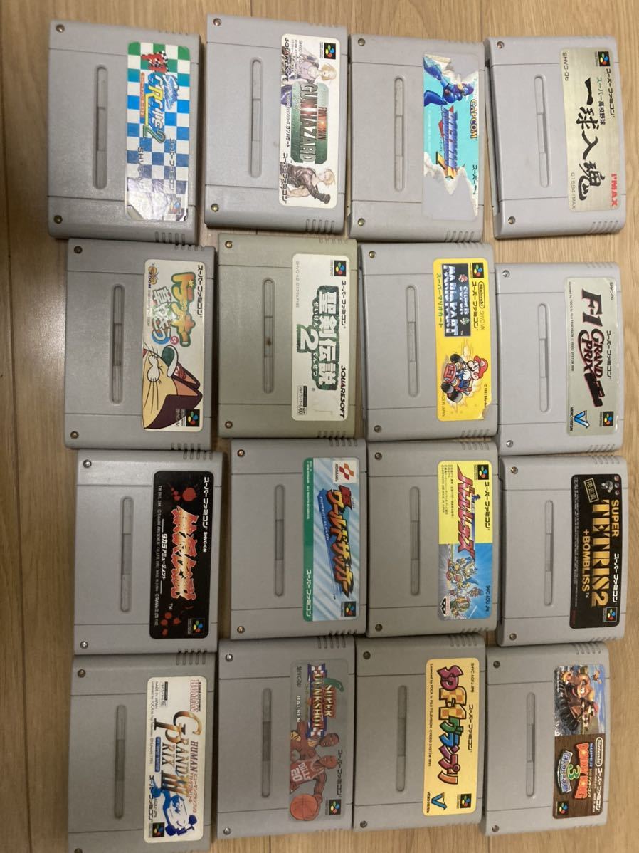 スーパーファミコンソフト ジャンク 16本セット スーパーファミコン