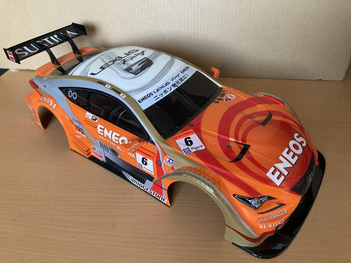 タミヤ1/10ラジコンボディー レクサスRC-F ENEOS SUSTINAボディー