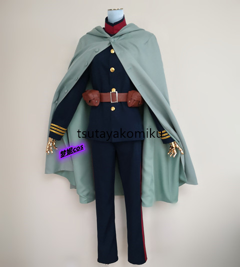 高品質 新作 ゴールデンカムイ尾形百之助 ブーツカバー付き☆コスプレ衣装 風 靴とウィッグ 別売り_画像2