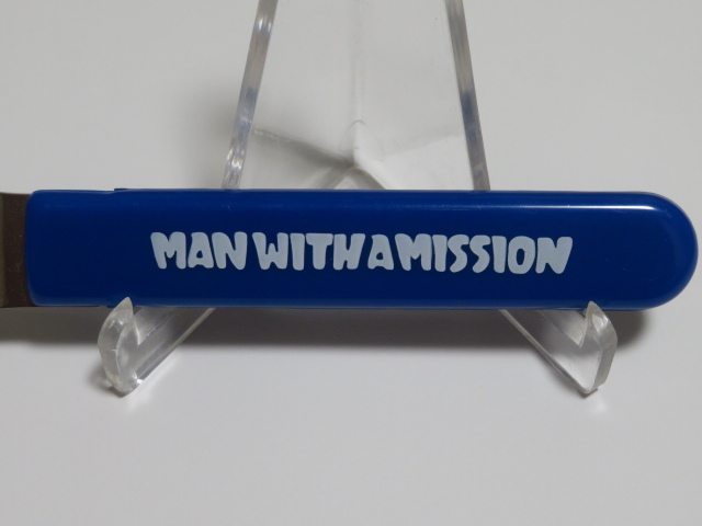 【送料無料】マンウィズ きゃわたん ランチボックス『フォーク 青/ブルー』未使用品 MAN WITH A MISSION ロゴ_画像2