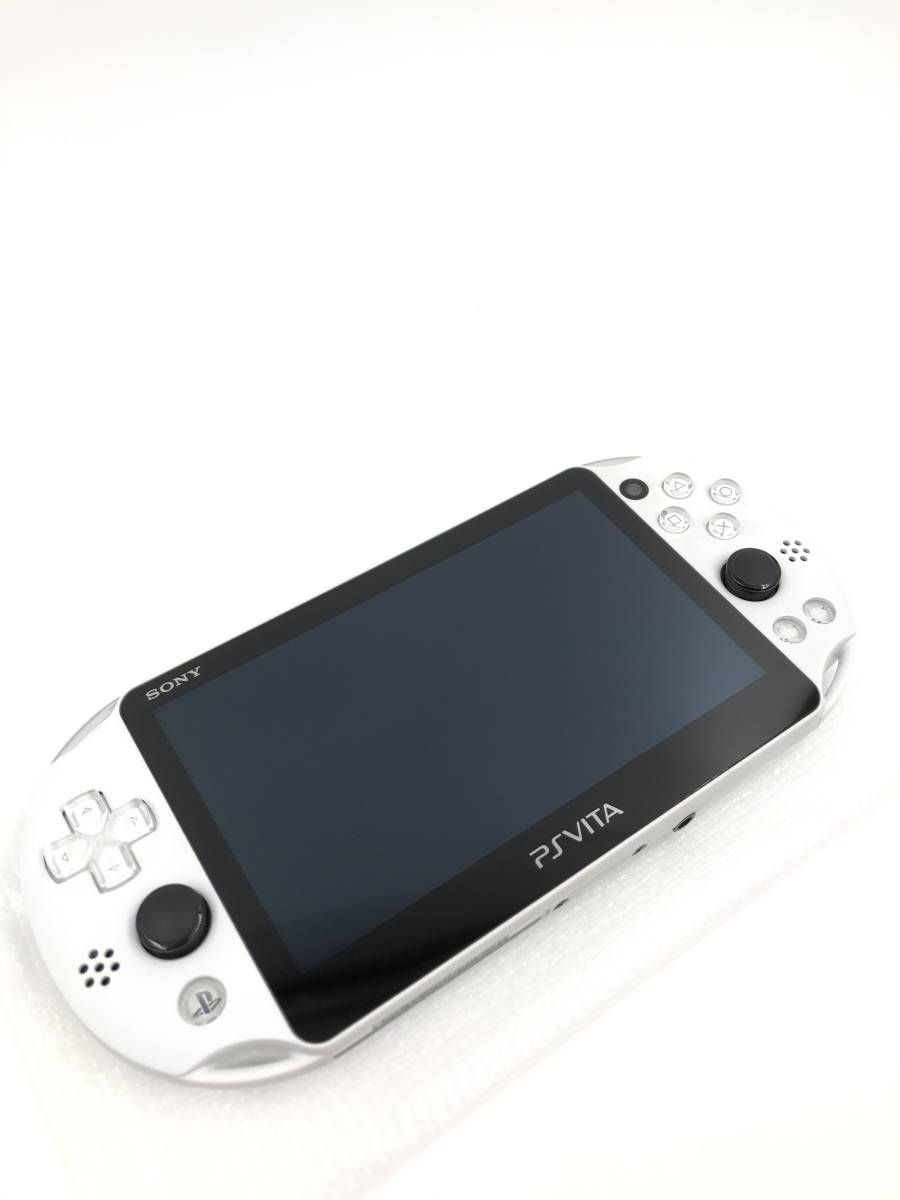 同様 完品 PlayStation Vita Wi-Fiモデル グレイシャー ホワイト PCH 