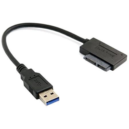 CY USB 3.0~7+6 13ピン スリムライン SATA ケーブルアダプター ノートパソコン CD DVD ROM 光学ドライブ用_画像7