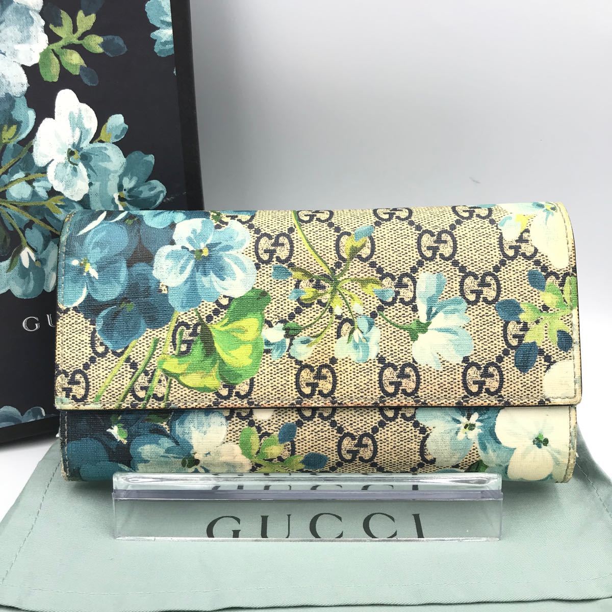 期間限定】 正規品 美品 グッチ財布 グッチ長財布 グッチGGスプリーム 今だけこの価格 グッチGGブルームスポーチ 美品 ポーチ/バニティ