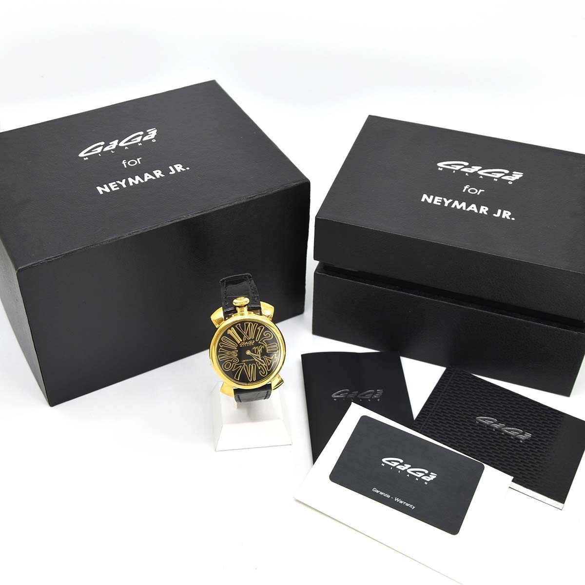 質屋 腕時計 GaGa MILANO ガガミラノ ネイマールモデル 世界限定1111本